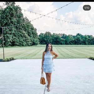 Small Powder Blue Halter Dress